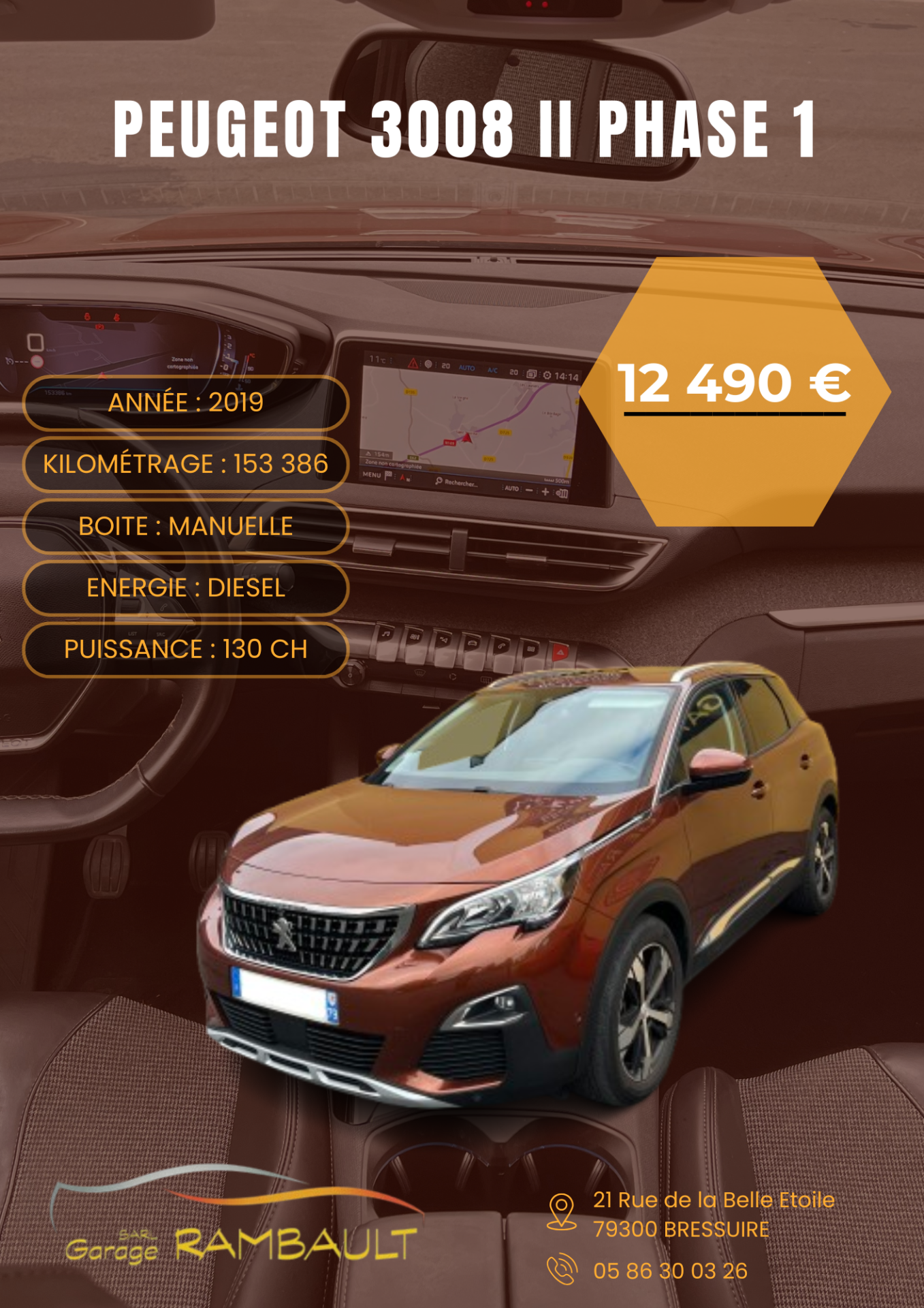 Annonce site peugeot 3008 fg899en