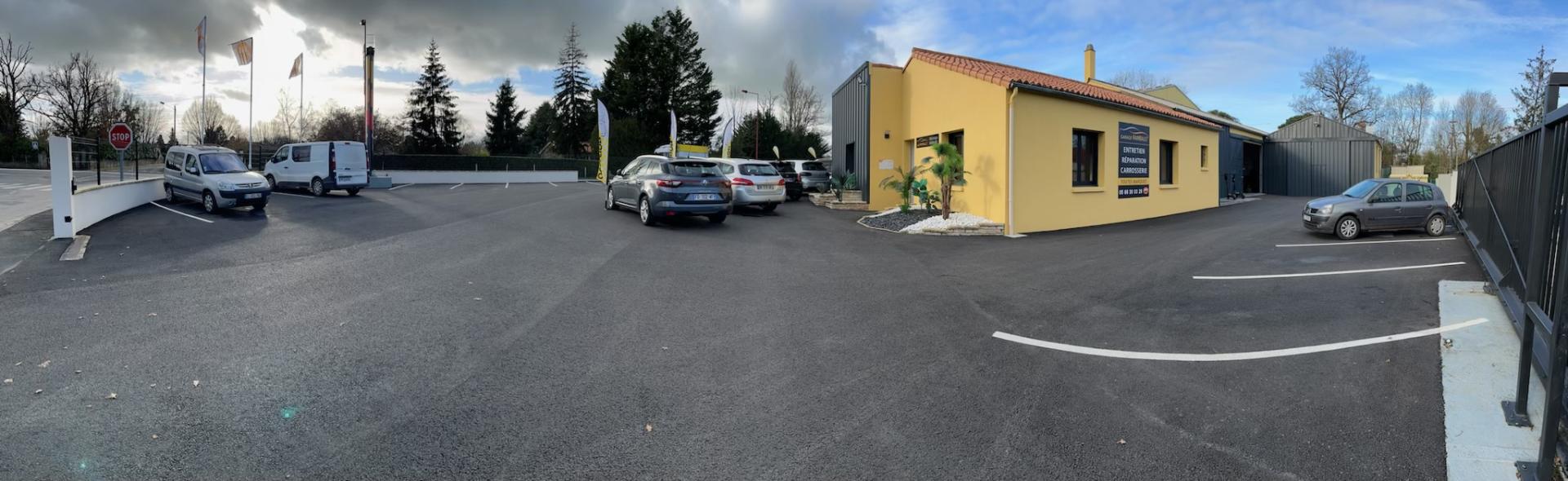 Garage Rambault Bressuire vue de l'extérieur