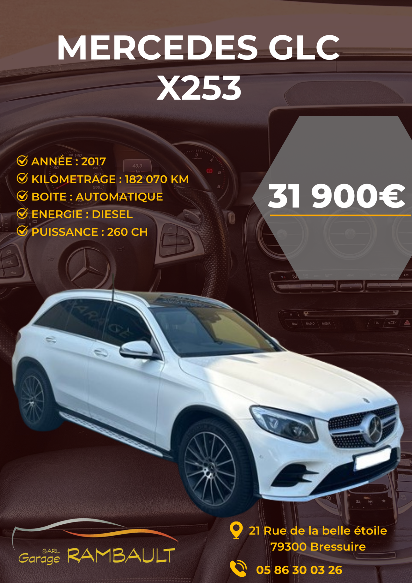 Mercedes glc site internet
