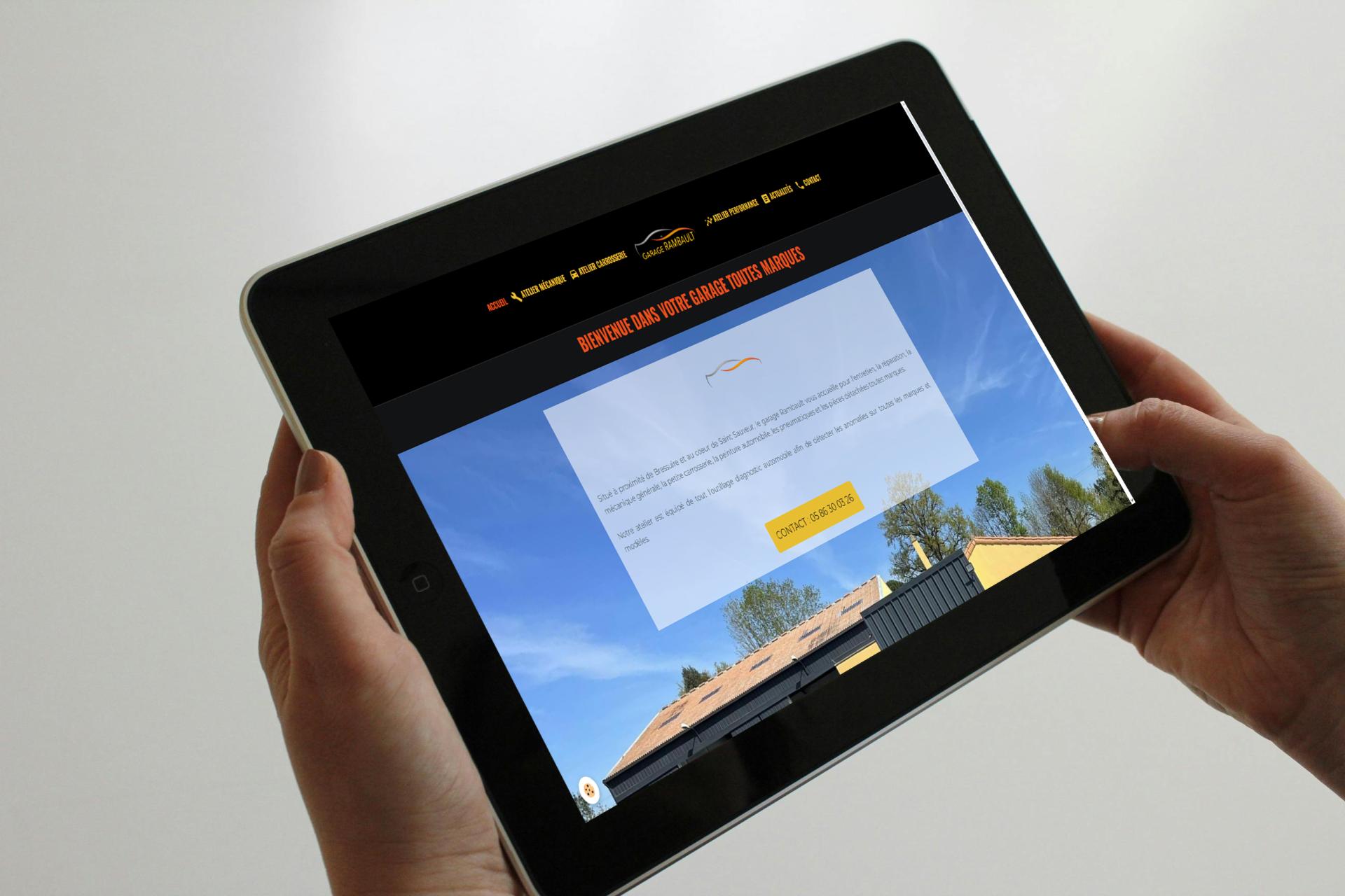 Un site Internet flambant neuf pour votre garage Rambault